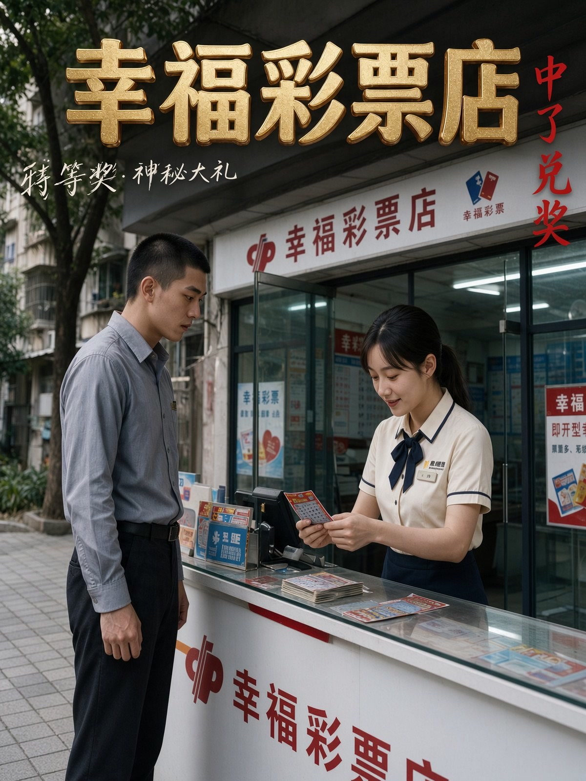 性福彩票店封面